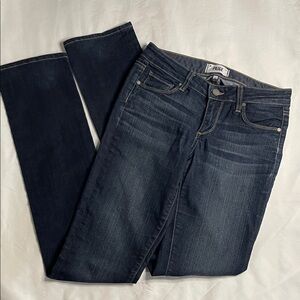 PAIGE Women's Indigo Straight Leg Jeans